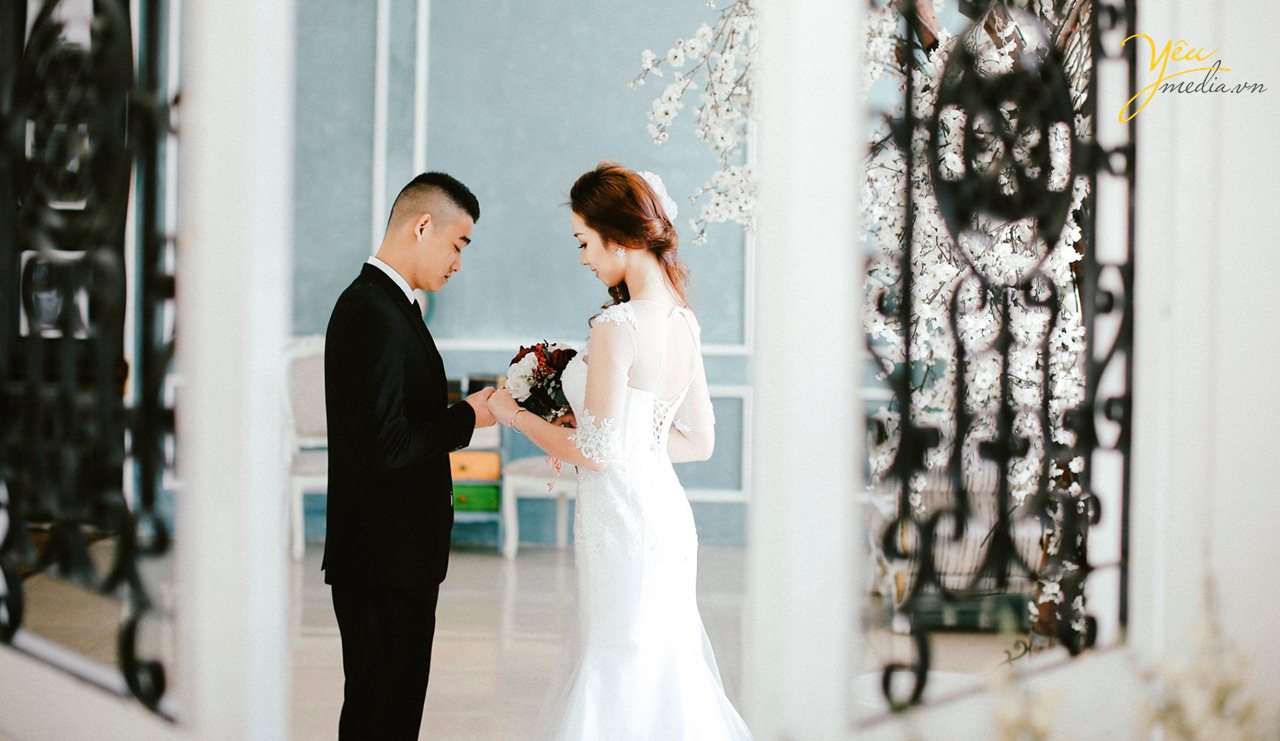 ảnh cưới chụp ở phim trường huế