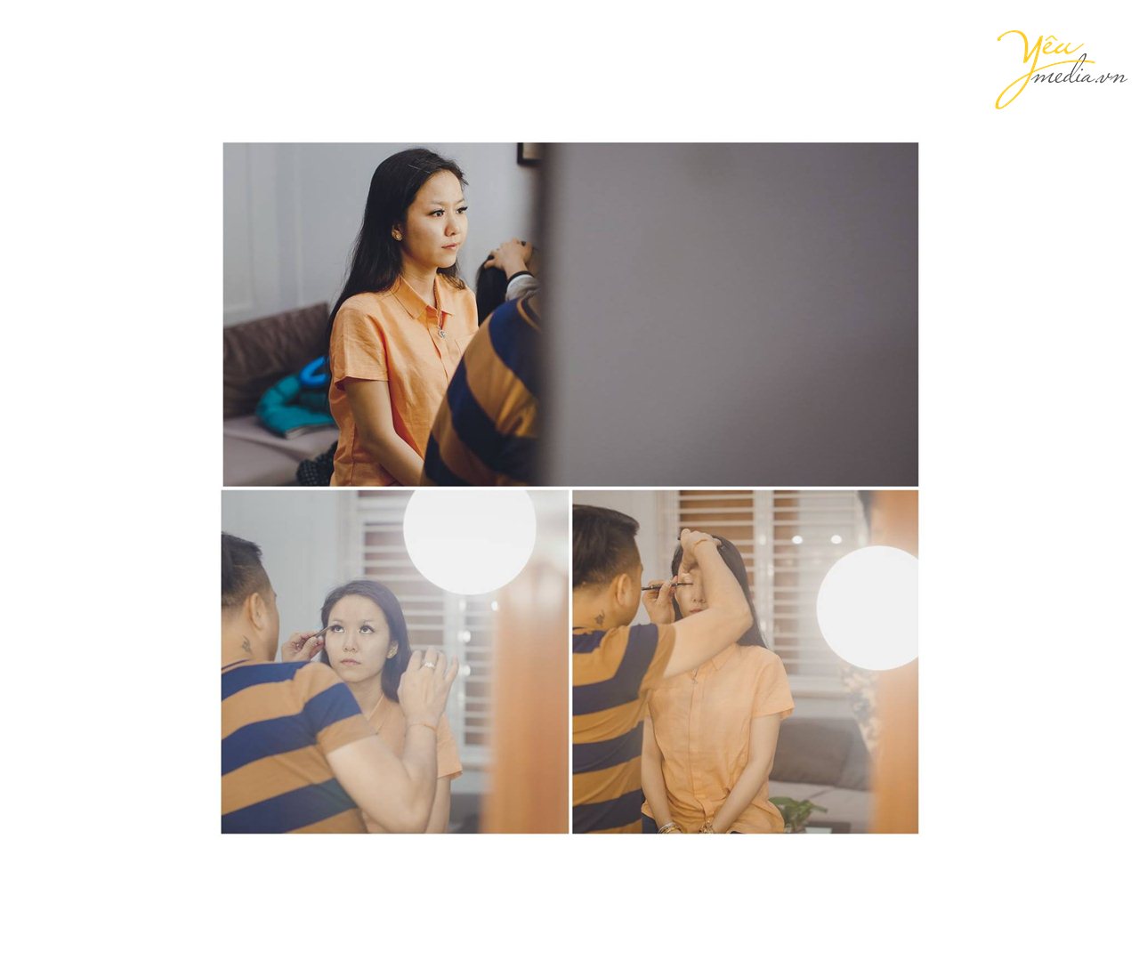 phóng sự cưới chụp ở nhà gái