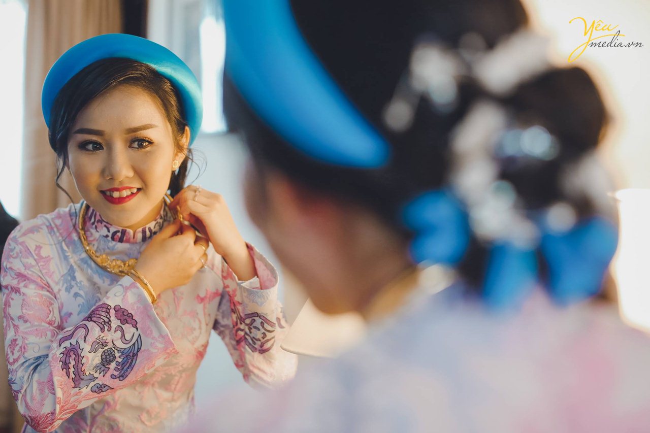 phóng sự cưới chụp ở nhà gái