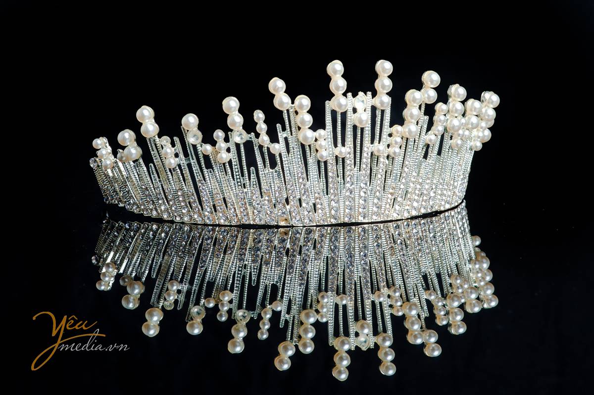 phụ kiện vương miện cô dâu
