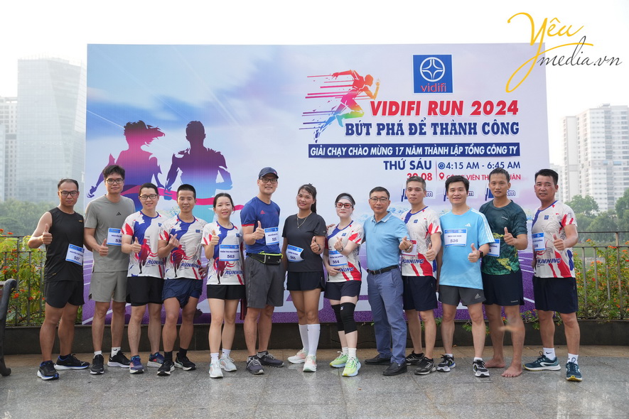 Chụp ảnh giải chạy chào mừng 17 năm thành lập Vidifi "Vidifi Run 2024"