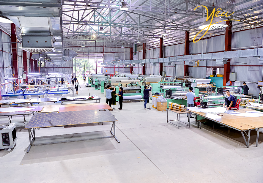 Không gian công ty  về ngành may mặc tại Đông Anh ,Hà Nội