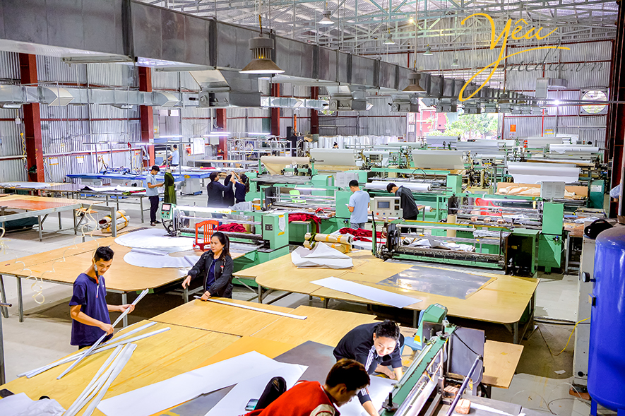 Không gian công ty  về ngành may mặc tại Đông Anh ,Hà Nội