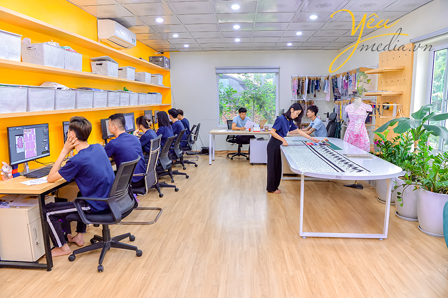 Không gian công ty  về ngành may mặc tại Đông Anh ,Hà Nội