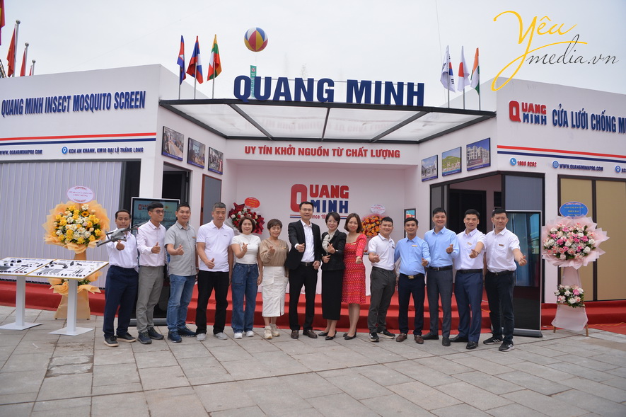 Cùng ngắm nhìn hình ảnh sự kiện triển lãm cửa lưới Quang Minh tại Hà Nội