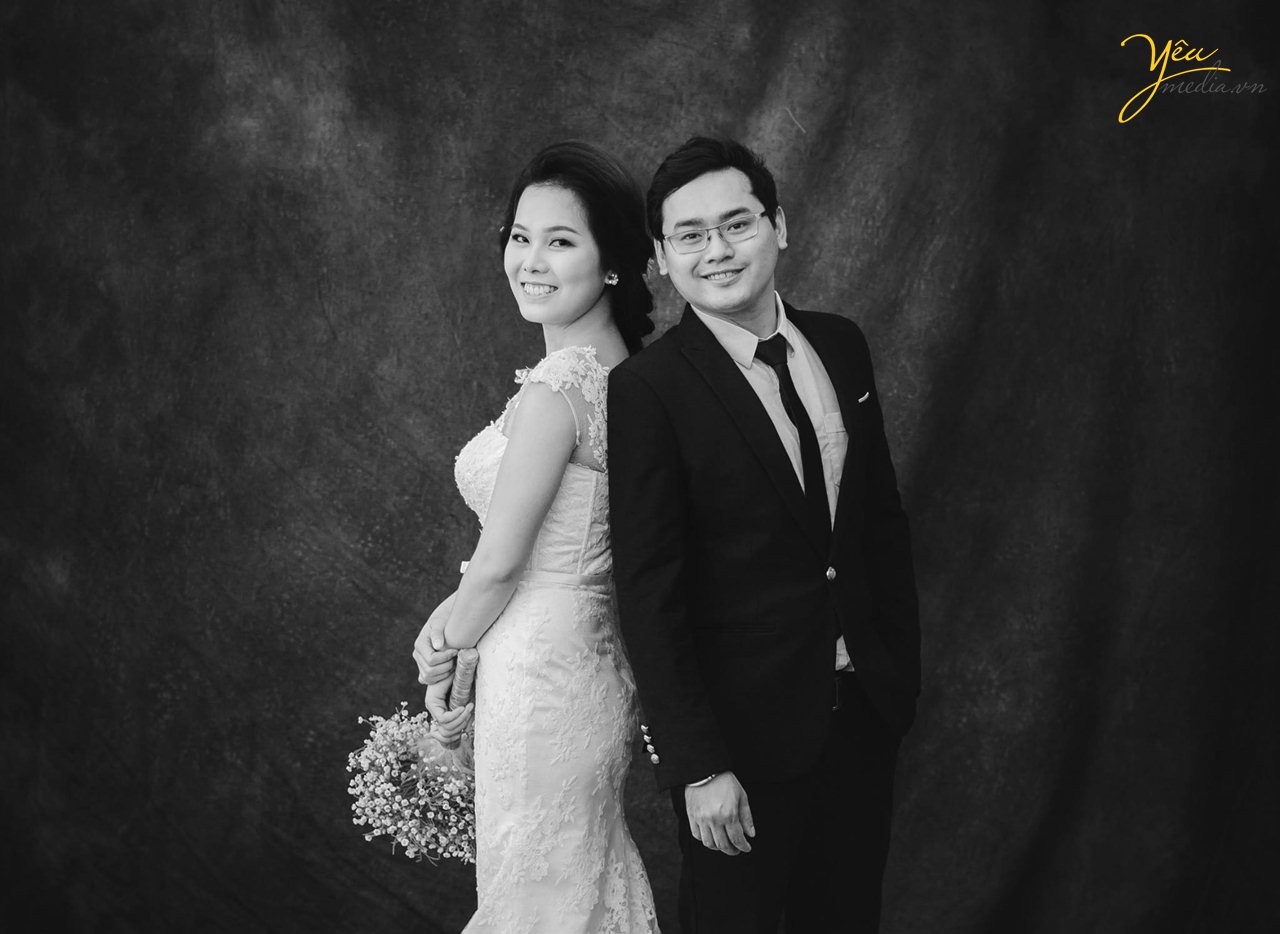 ảnh cưới trong studio