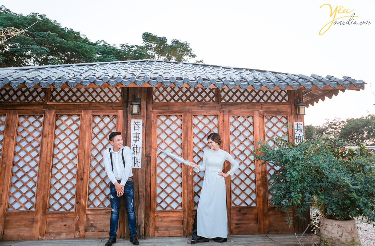 chụp ảnh cưới style ngộ nghĩnh đáng yêu