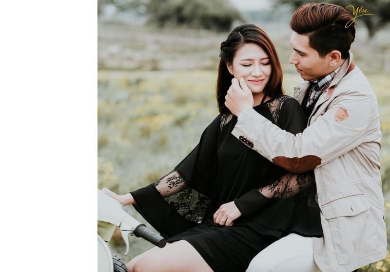 chụp ảnh cưới thảo nguyên hoa