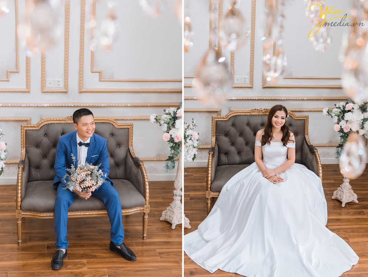 phong cách phim trường chụp pre wedding châu âu