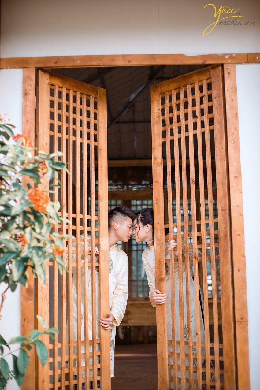 Gói chụp ảnh cưới wedding album tại phim trường Santorini