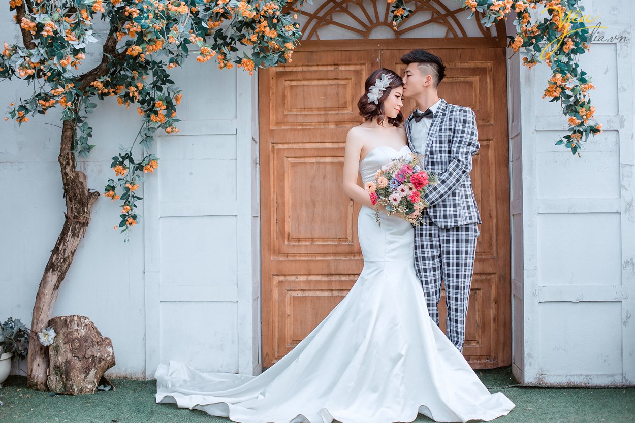 Lưu ý khi chụp ảnh cưới ở Santorini park