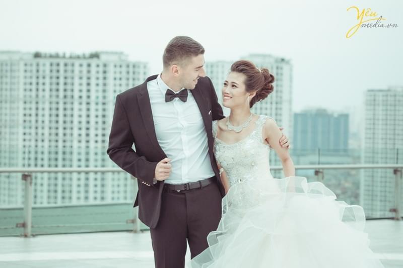 chụp ảnh cưới Trill Rooftop cafe