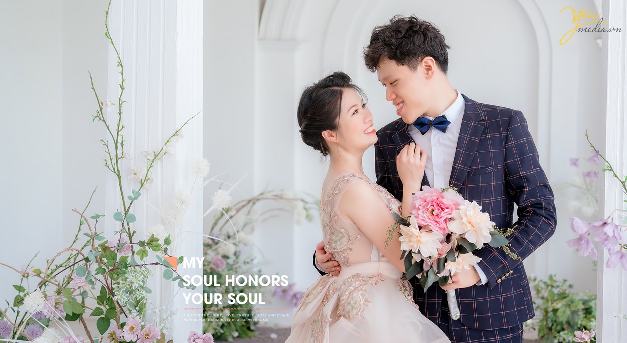 Album ảnh cưới ở phim trường Santorini Park nắng đẹp Hàn Quốc