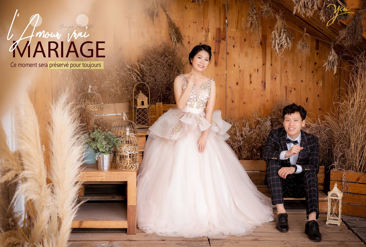 Album ảnh cưới ở phim trường Santorini Park nắng đẹp Hàn Quốc