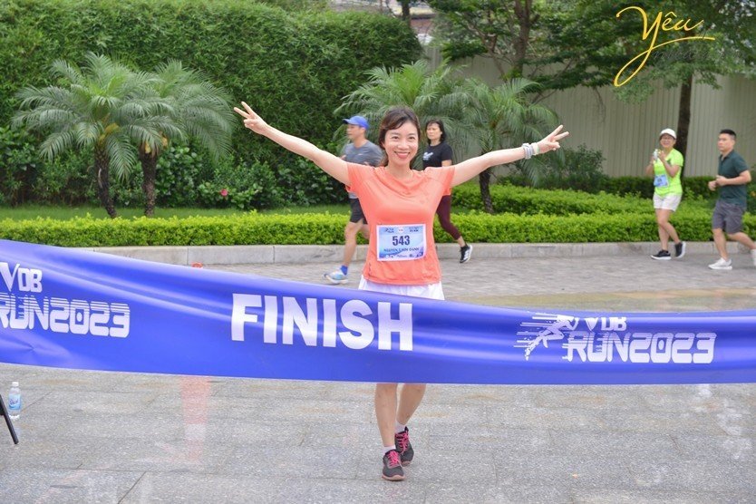 Những khoảnh khắc của hội thi chạy marathon tại hội thể thao cụm số 5 Hà Nội