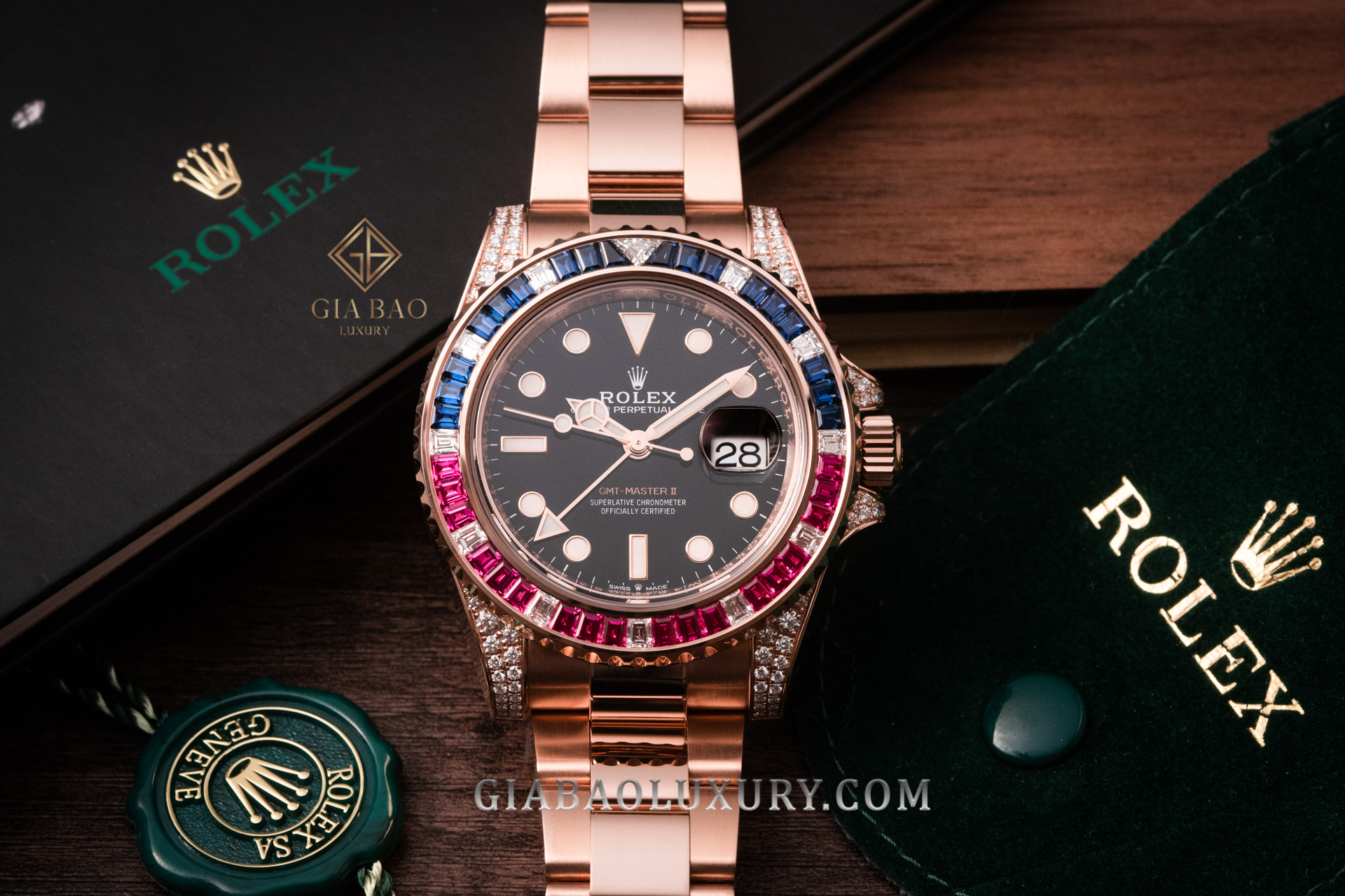 Đồng Hồ Rolex GMT-Master II 126755 SARU