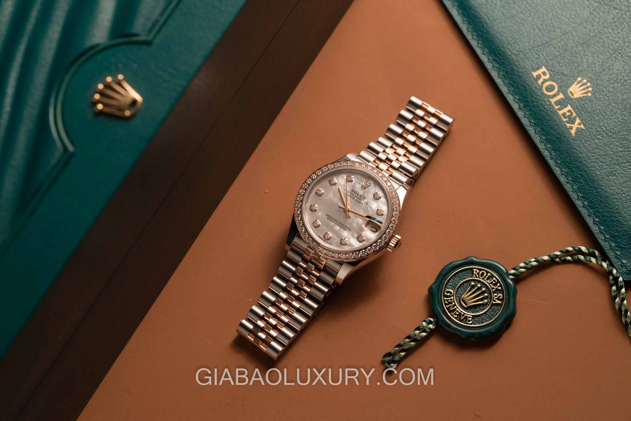 Đồng Hồ Rolex Datejust 31 278381 Mặt Số Vỏ Trai