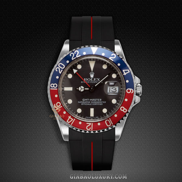 Dây Rubber B Classic Series VulChromatic® cho Rolex GMT Master Non- Ceramic