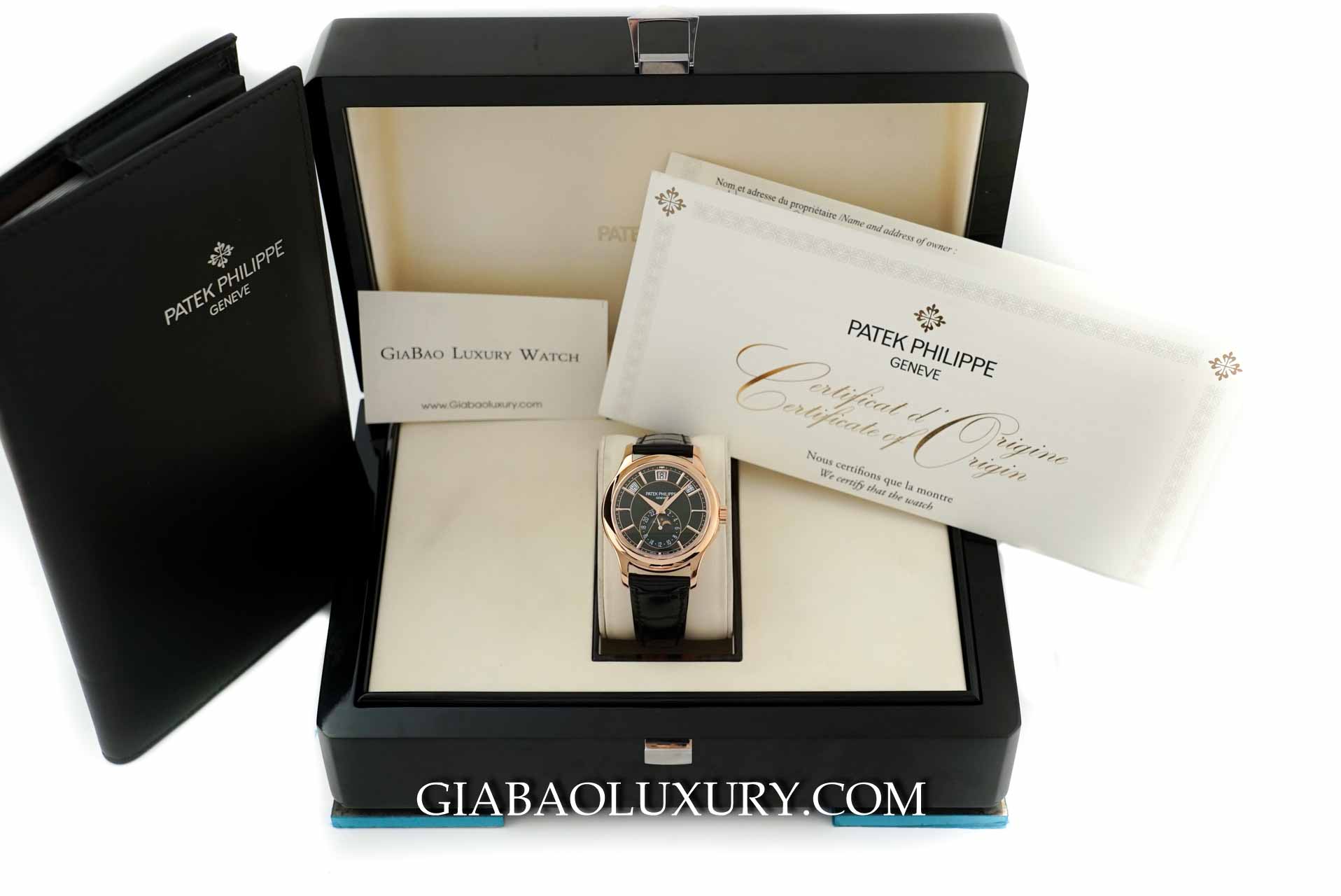 Đồng Hồ Patek Philippe 5205R-010 Mặt Đen Đồng Hồ Patek Philippe Complications 5205R-010