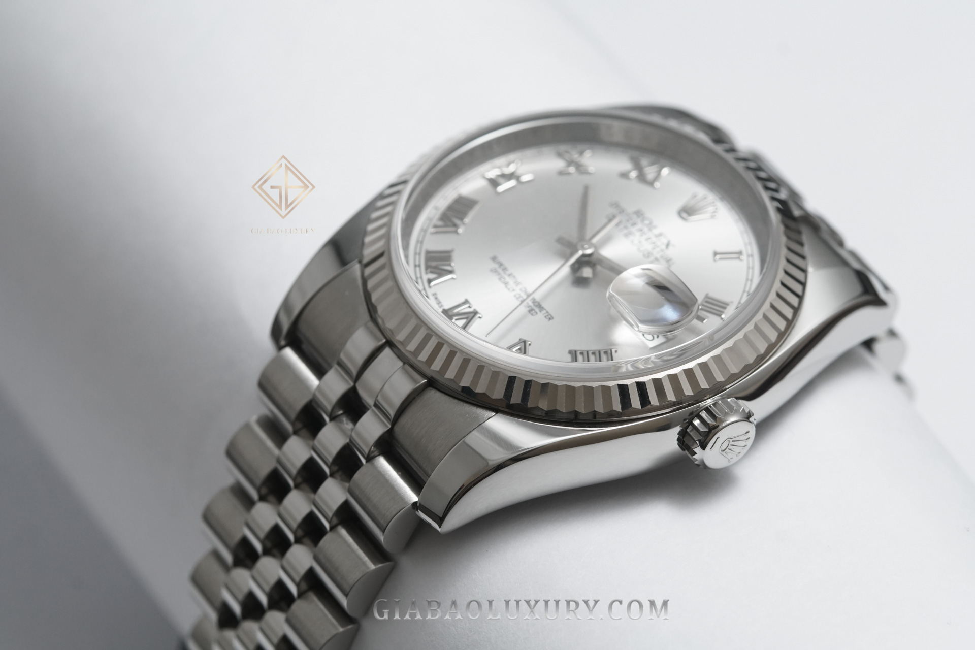 Đồng Hồ Rolex Datejust 36 116234 Mặt Số Bạc Silver Cọc Số La Mã Đồng Hồ Rolex Datejust 36 116234 Mặt Số Bạc Cọc Số La Mã