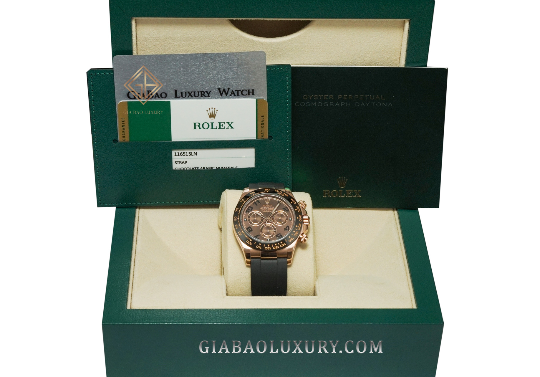 Đồng Hồ Rolex Cosmograph Daytona 116515LN Mặt Số Chocolate Cọc Số Arab Đồng Hồ Rolex Cosmograph Daytona 116515LN Mặt Số Chocolate Cọc Số Arab