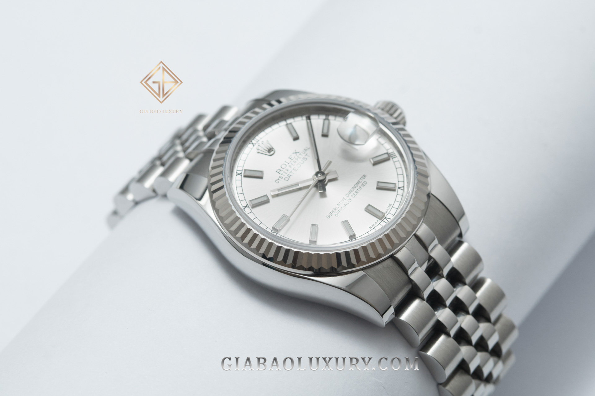 Đồng Hồ Rolex Datejust 31 178274 Mặt Số Bạc
