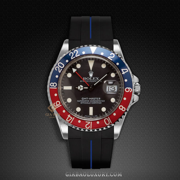 Dây Rubber B Classic Series VulChromatic® cho Rolex GMT Master Non- Ceramic