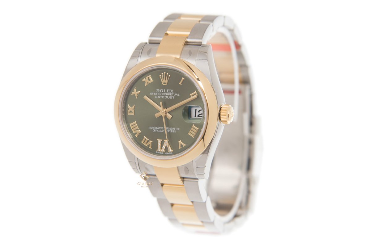 Đồng Hồ Rolex Lady Datejust 31 178243 Mặt Số Xanh Cọc Số La Mã Dây Đeo Oyster Đồng Hồ Rolex Lady Datejust 31 178243 Mặt Số Xanh Cọc Số La Mã Dây Đeo Oyster