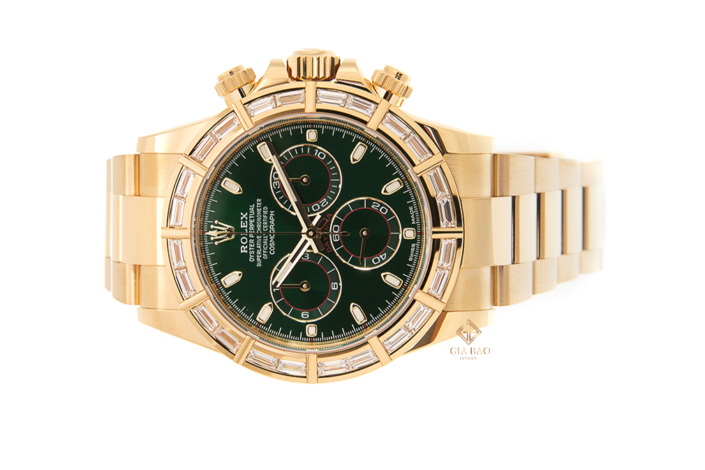 Đồng Hồ Rolex Cosmograph Daytona 116568BR Mặt Số Xanh