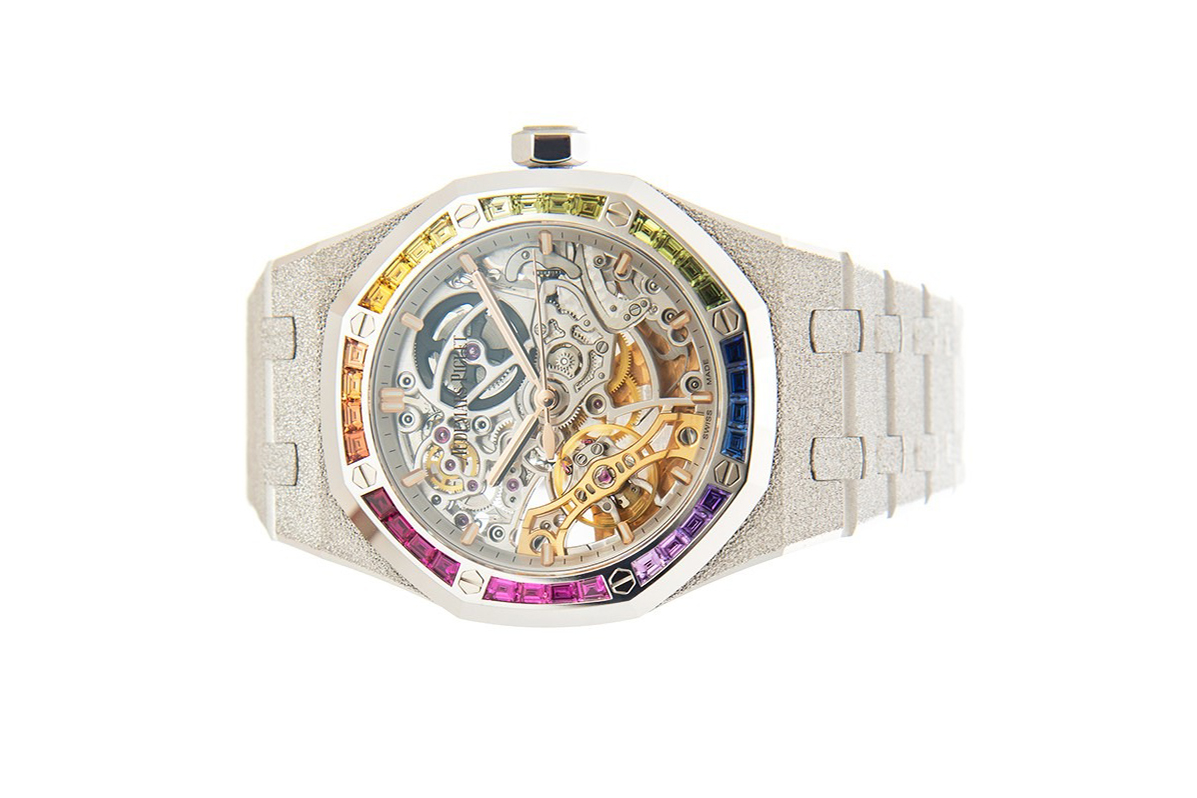 Đồng Hồ Audemars Piguet Royal Oak Skeleton Frosted 15468BC.YG.1259BC.01