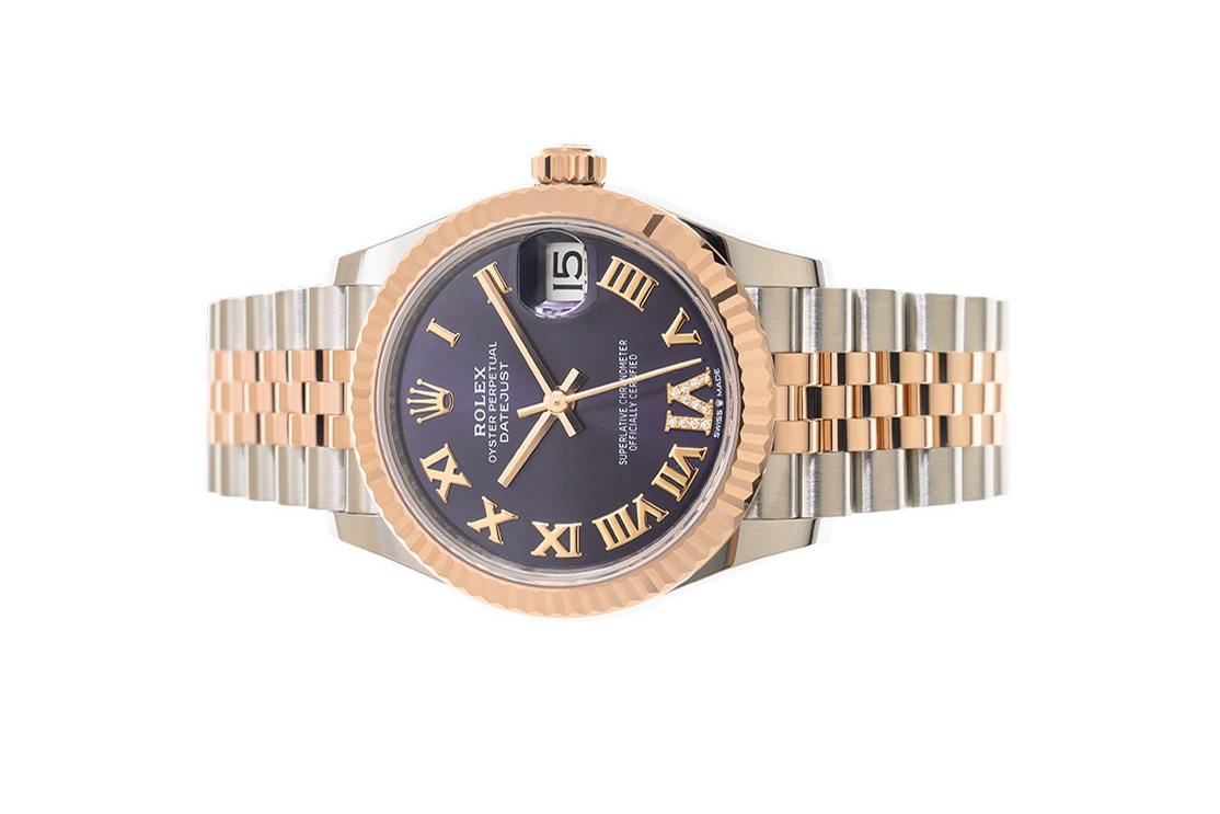 Đồng Hồ Rolex Datejust 31 278271 Mặt Số Aubergine Cọc Số La Mã