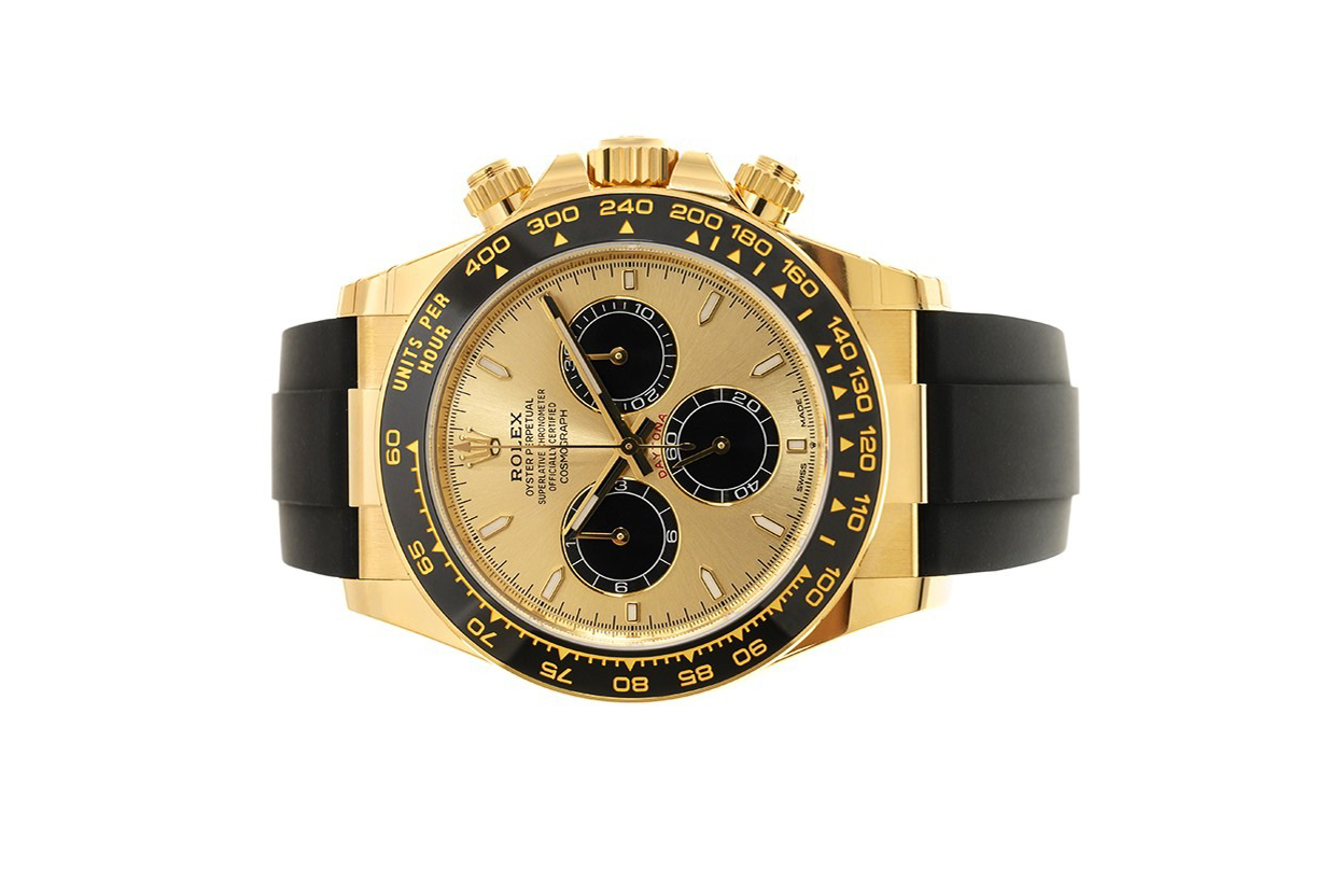 Đồng Hồ Rolex Cosmograph Daytona 126518LN Mặt Số Vàng Champagne Đen