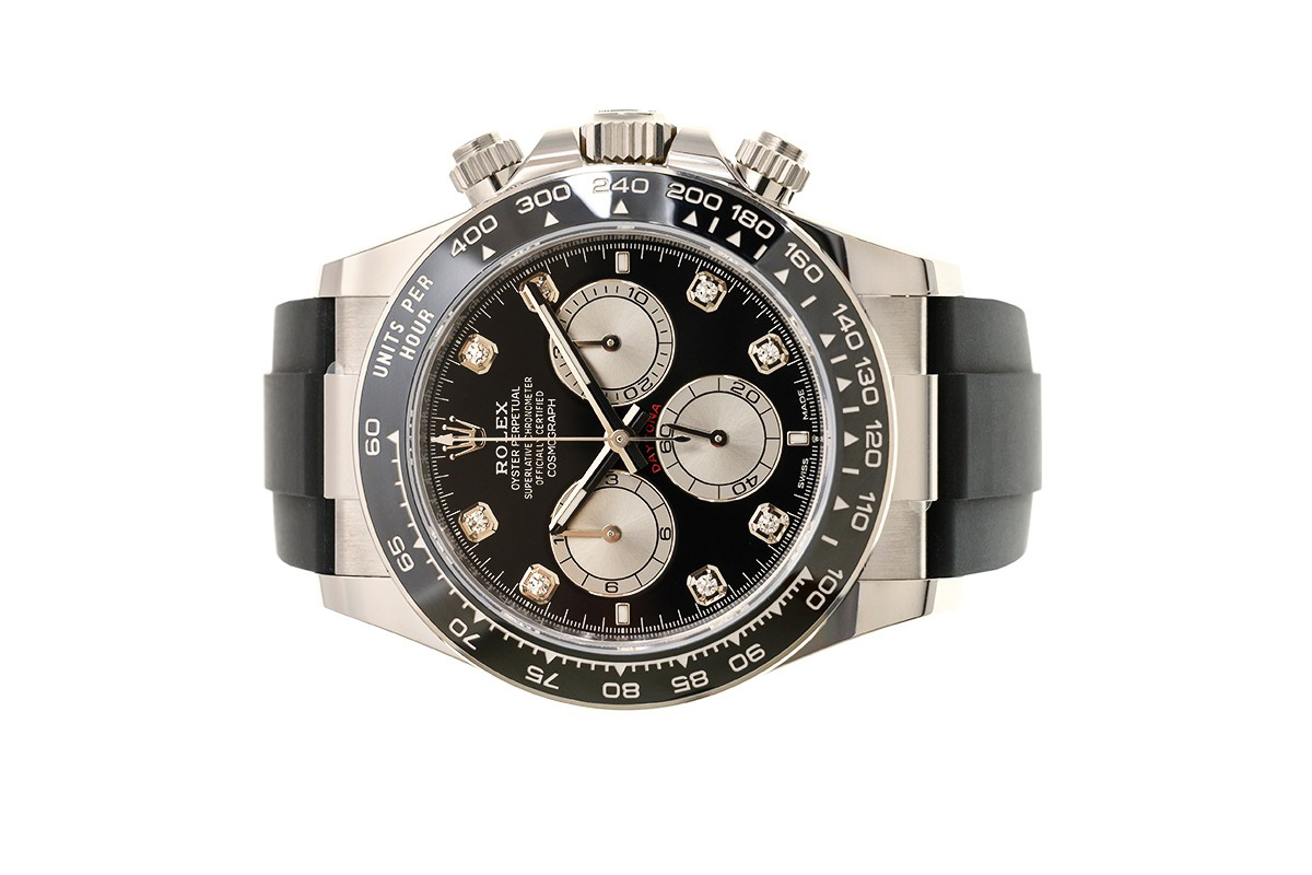 Đồng Hồ Rolex Cosmograph Daytona 126519LN Mặt Số Đen Cọc Số Kim Cương