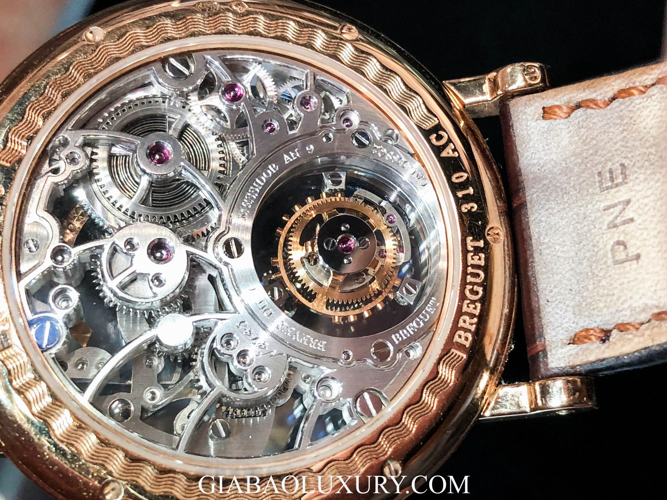 Đồng hồ Breguet Skeletonised Tourbillon 5335BR Vàng hồng