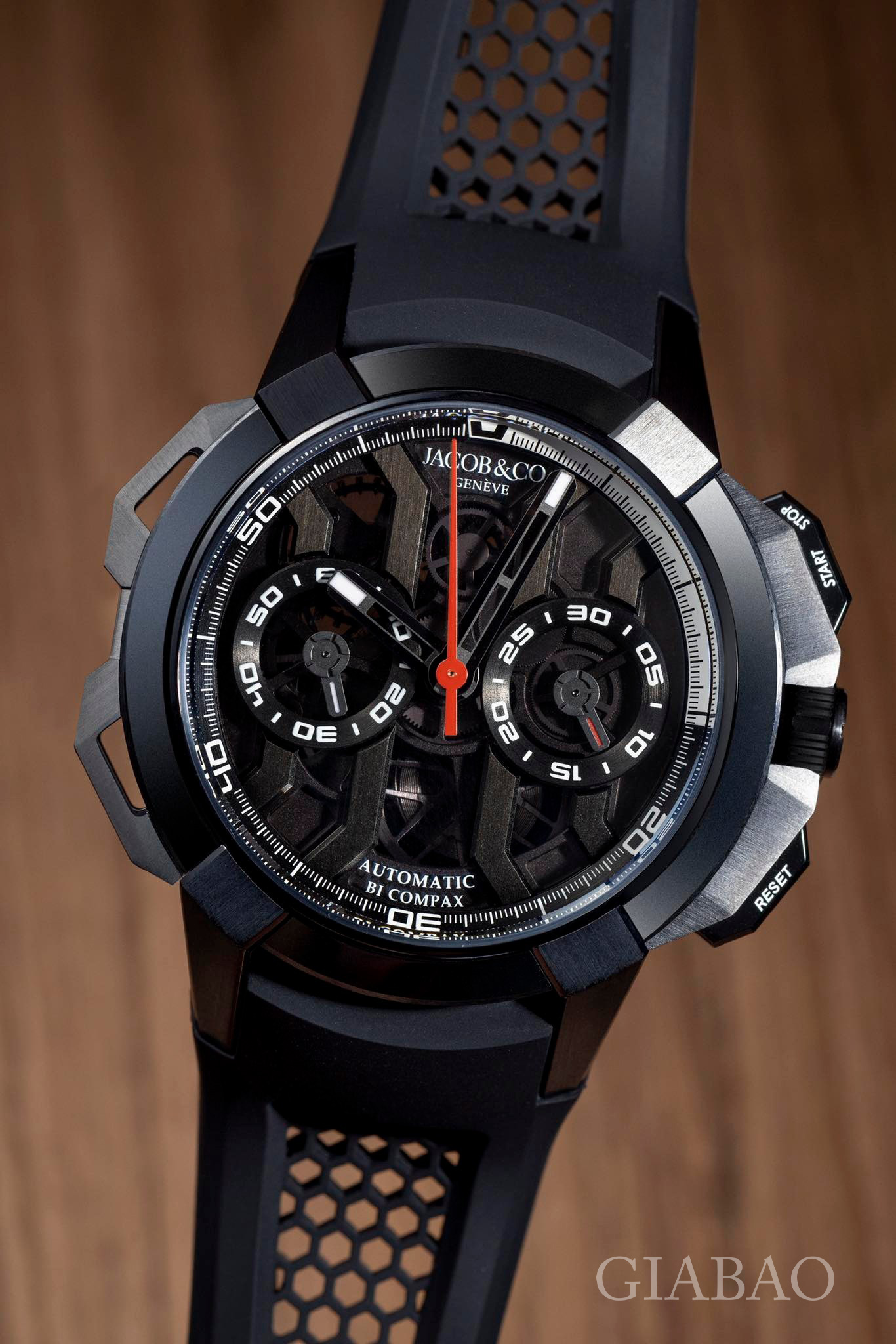 Đồng Hồ Jacob & Co Epic X Chrono Black Titanium Ceramic Bezel EC400.21.AB.AB.A