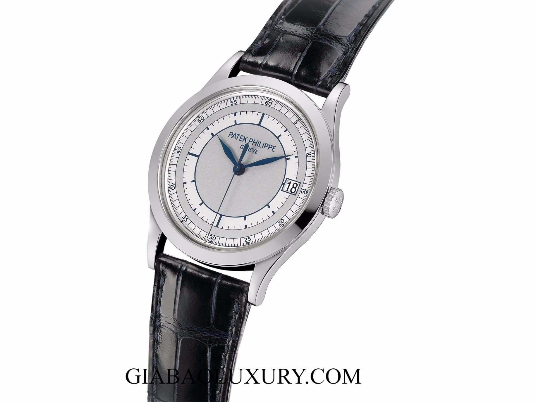 ĐỒNG HỒ PATEK PHILIPPER CALATRAVA 5296G DATE, SWEEP SECONDS Đồng Hồ Patek Philippe Calatrava 5296G-001