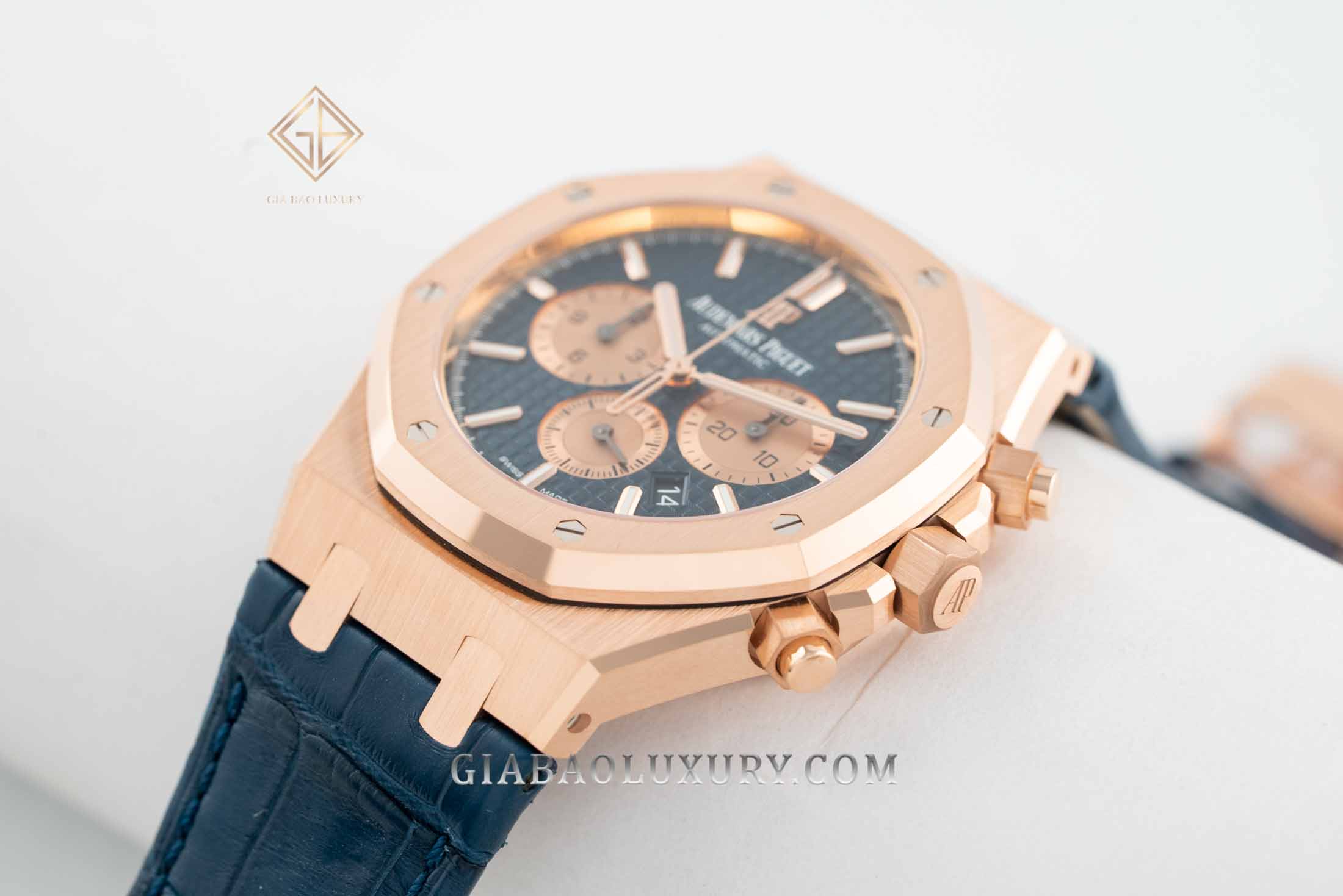 Đồng Hồ Audemars Piguet Royal Oak Chronograph 41mm 26331OR.OO.D315CR.01 Dây Da Cá Sấu