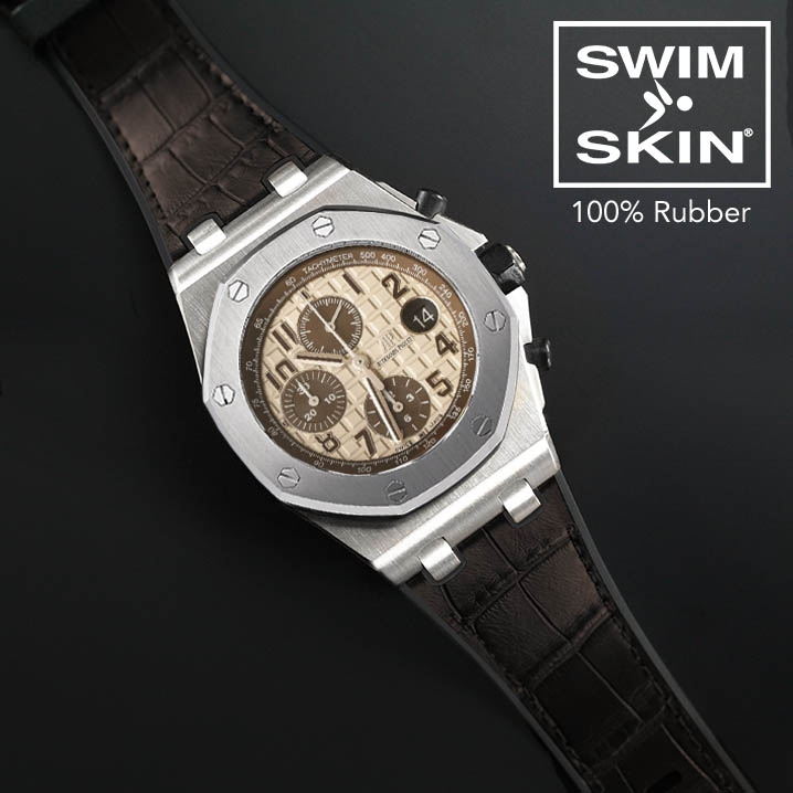 Dây Rubber B SwimSkin® Giả Da Cá Sấu cho Audemars Piguet Royal Oak Offshore 42mm