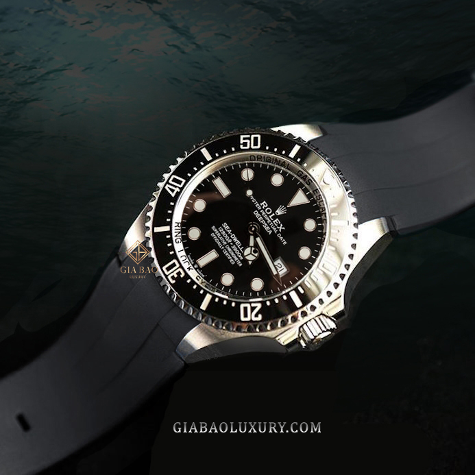 Dây Rubber B Flared Tang Series cho Rolex Sea-Dweller DEEPSEA 126660