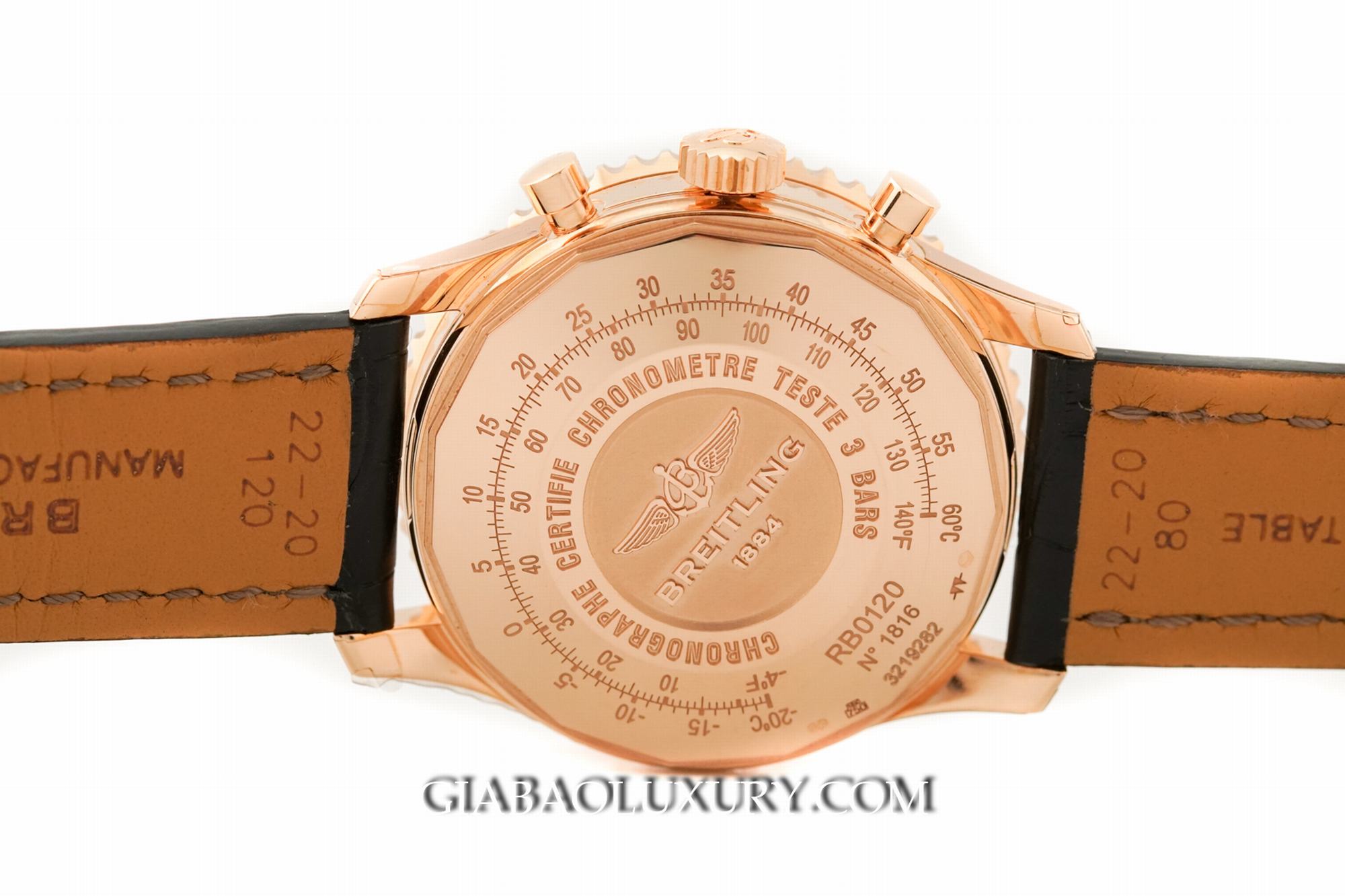 Đồng Hồ Breitling Montbrillant 01 Mặt Đen Đồng Hồ Breitling Navitimer 01 RB012012/BA49/743P