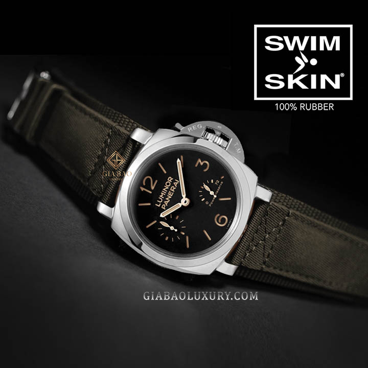 Dây cao su Rubber B dành cho đồng hồ Panerai Luminor Submersible 47mm - SwimSkin® Dây Rubber B SwimSkin® cho Panerai Luminor Submersible 47mm