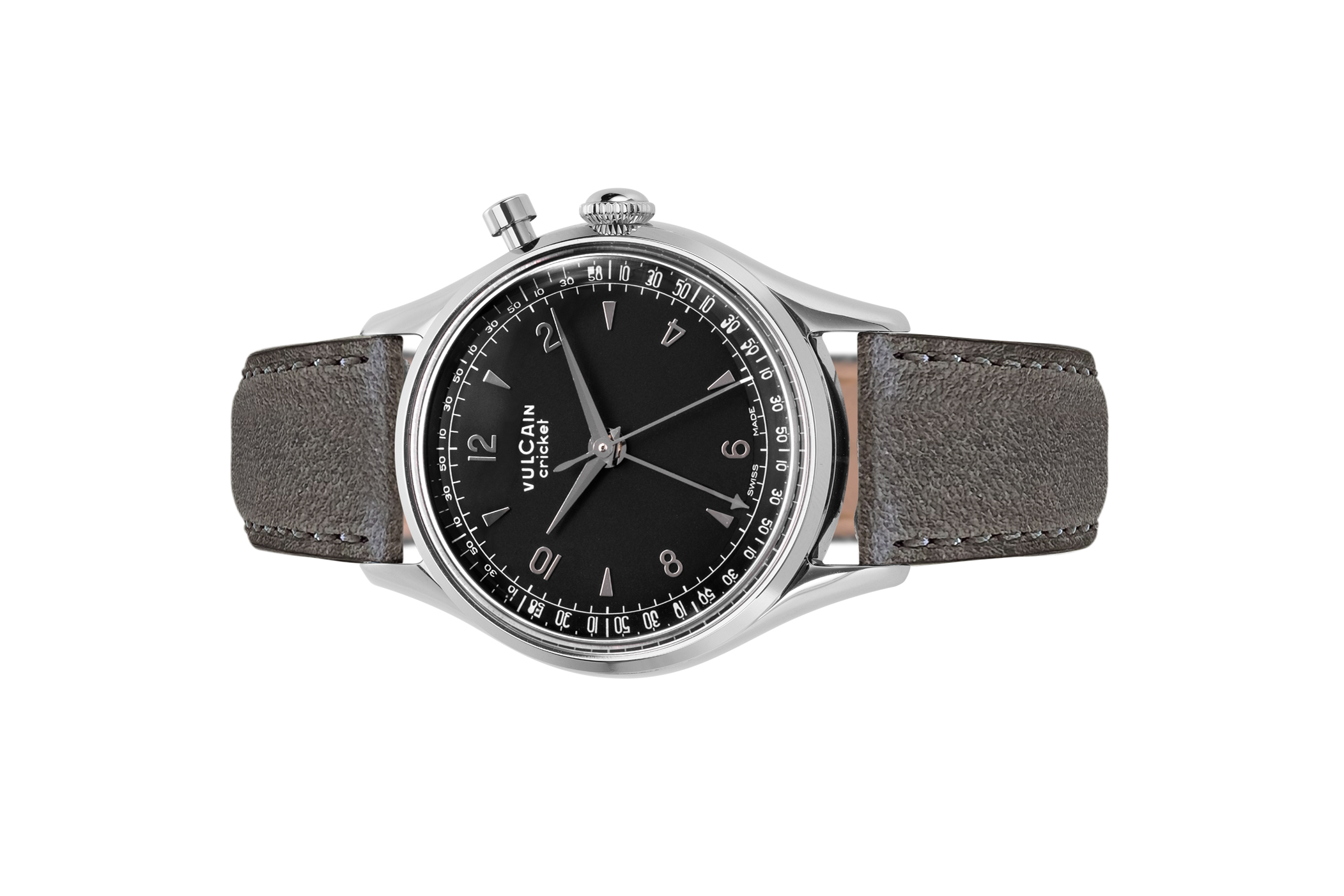 Đồng Hồ Vulcain Cricket Tradition 39mm Black 100168A05.BAL248 Đồng hồ đeo tay thương hiệu Vulcain, dòng sản phẩm Cricket Tradition, Ref no: 100168A05, mặt số màu đen, size 39mm, máy lên cót tay, vỏ đồng hồ thép không gỉ, dây da cá sấu, hàng mới 100%