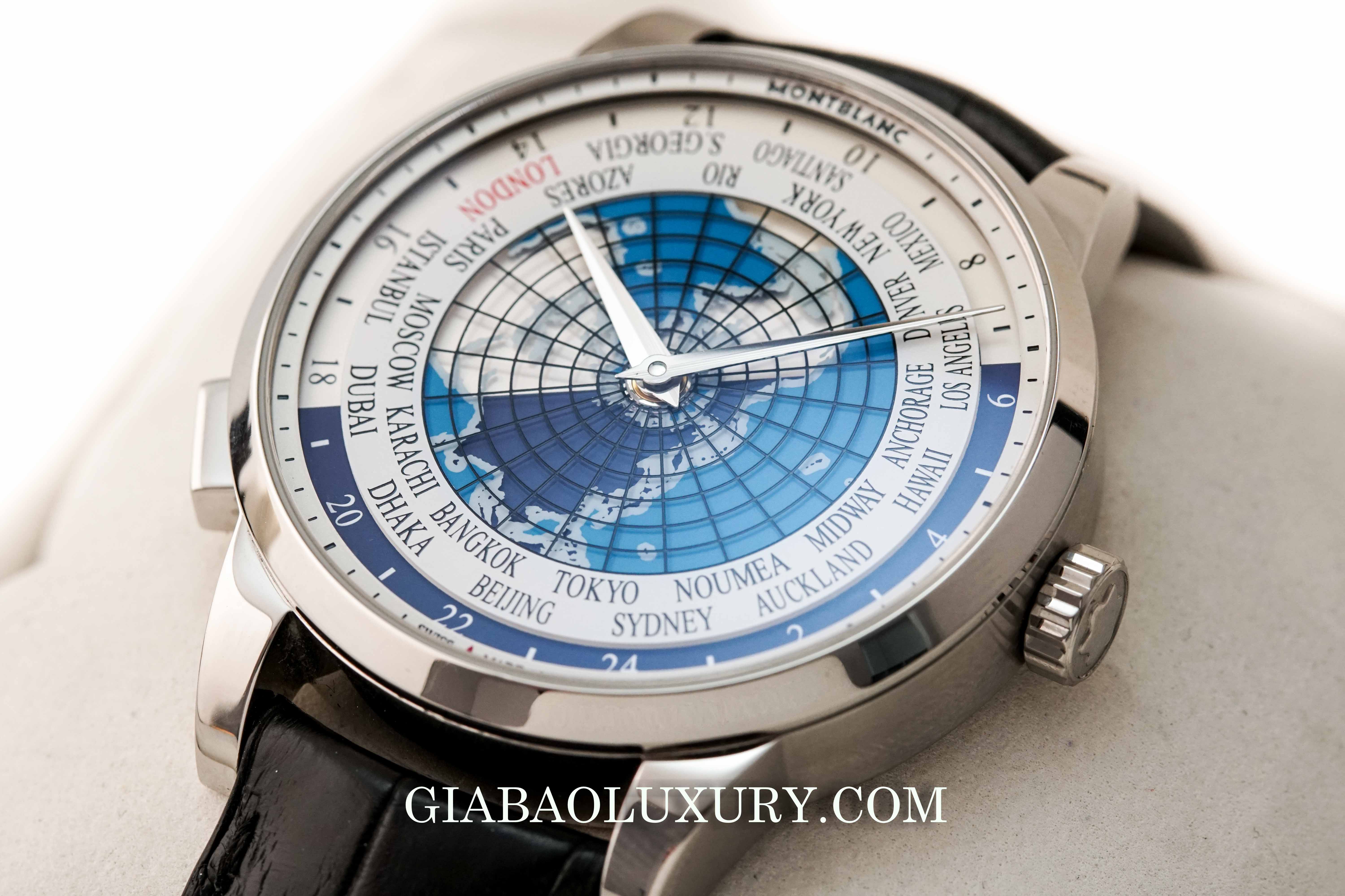 Đồng Hồ Montblanc Heritage Spirit Orbis Terrarum World Map Đồng Hồ Montblanc Heritage Spirit Orbis Terrarum 112308