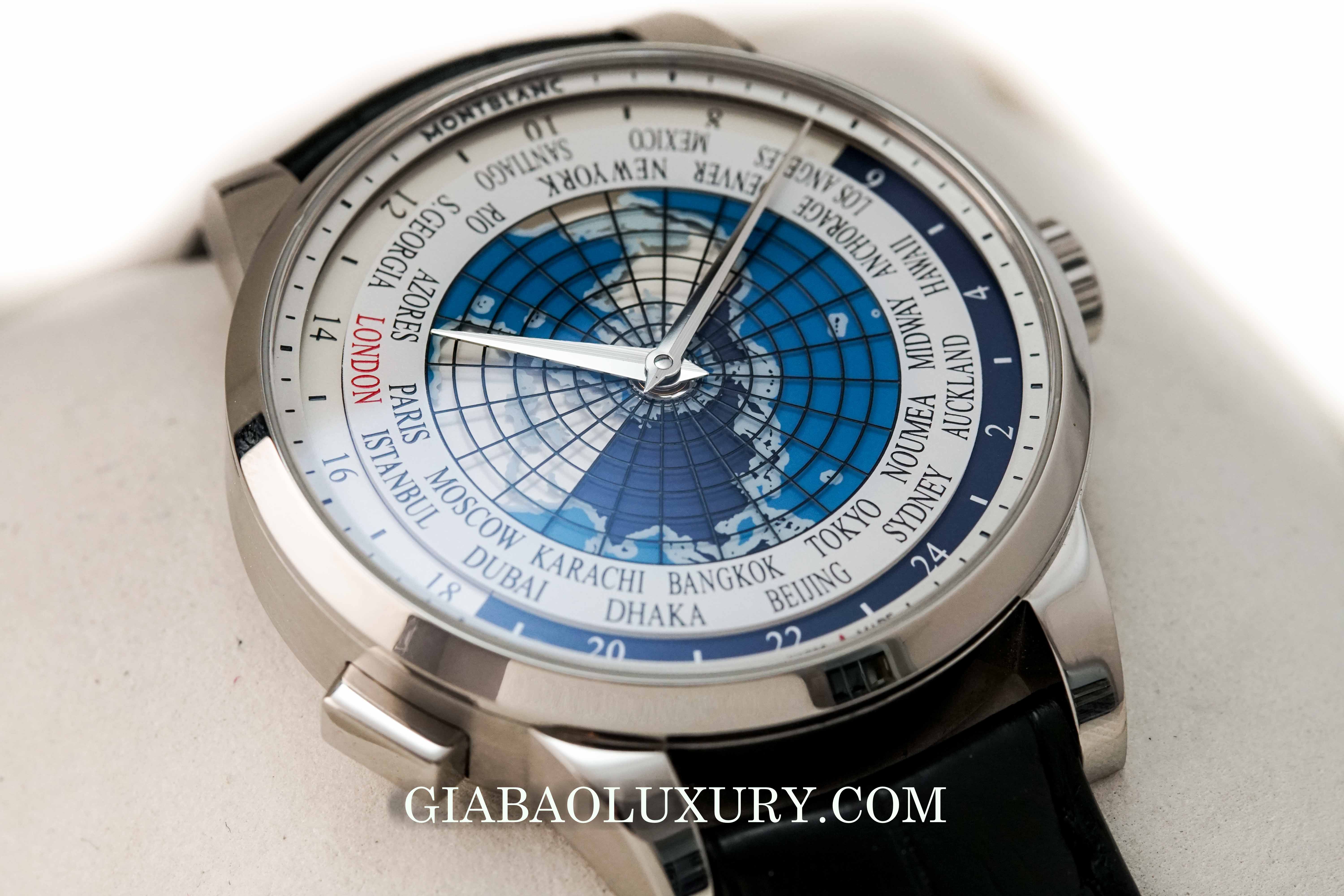 Đồng Hồ Montblanc Heritage Spirit Orbis Terrarum World Map Đồng Hồ Montblanc Heritage Spirit Orbis Terrarum 112308