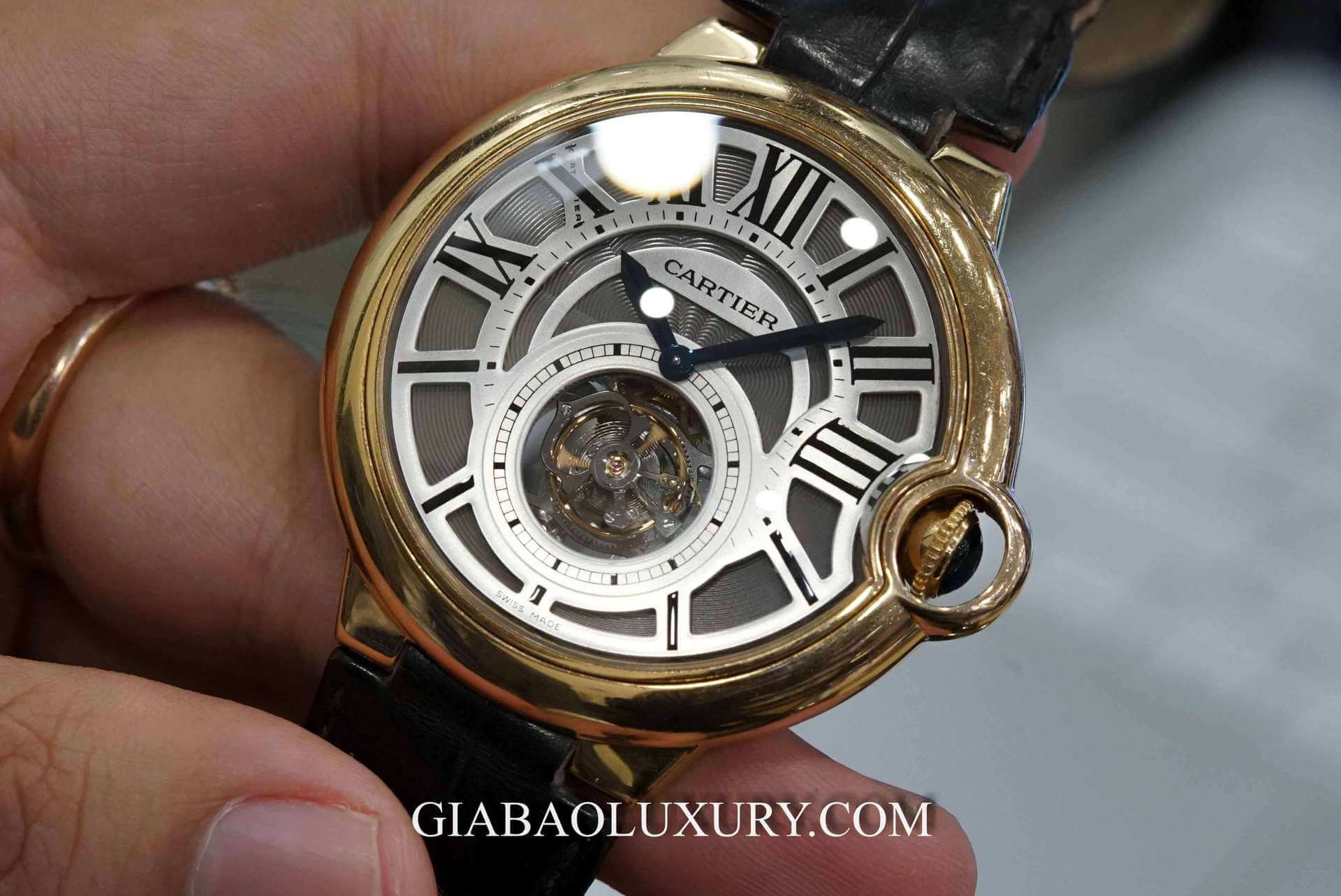 Đồng Hồ Cartier 3088 Ballon Bleu Flying Tourbillon