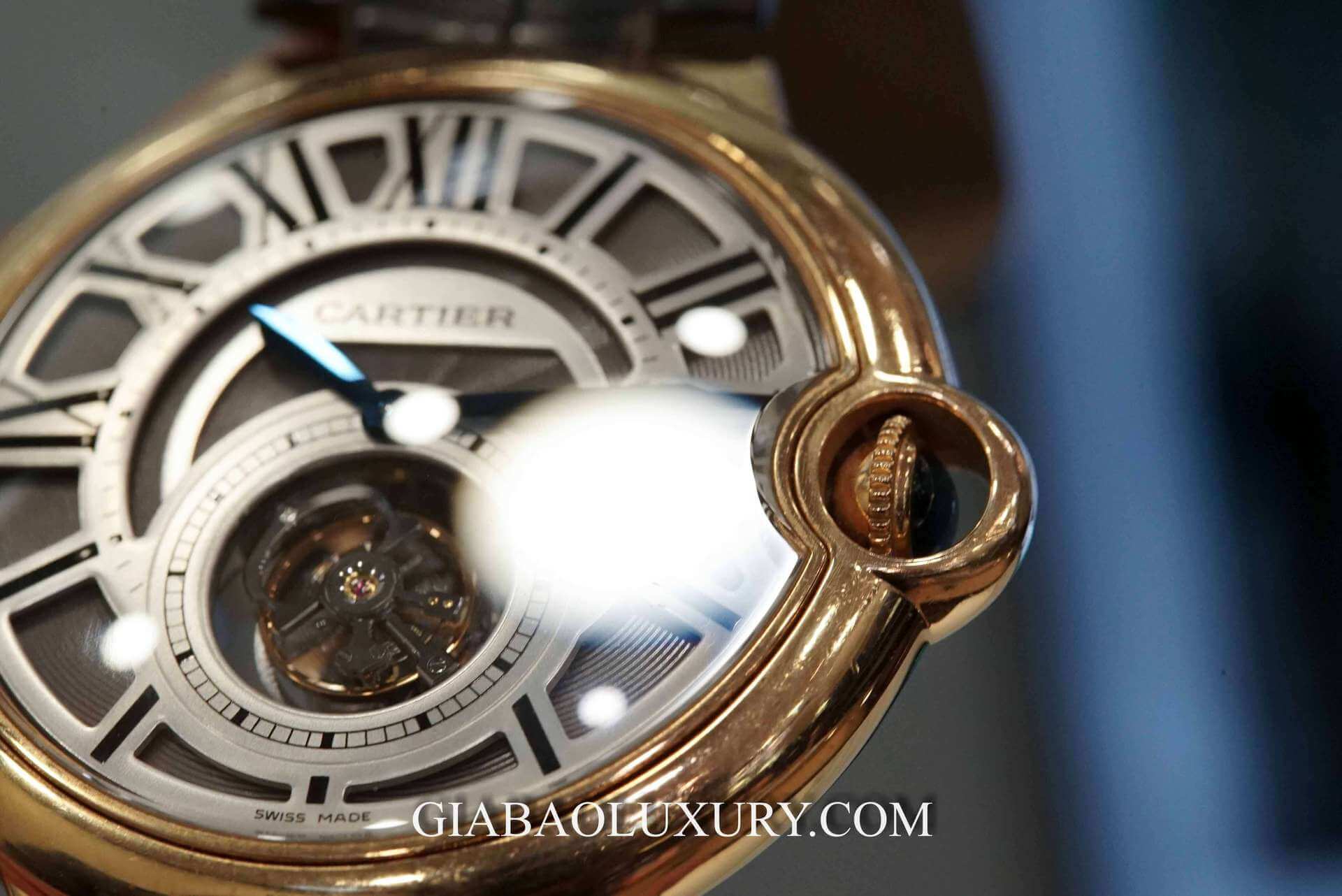 Đồng Hồ Cartier 3088 Ballon Bleu Flying Tourbillon