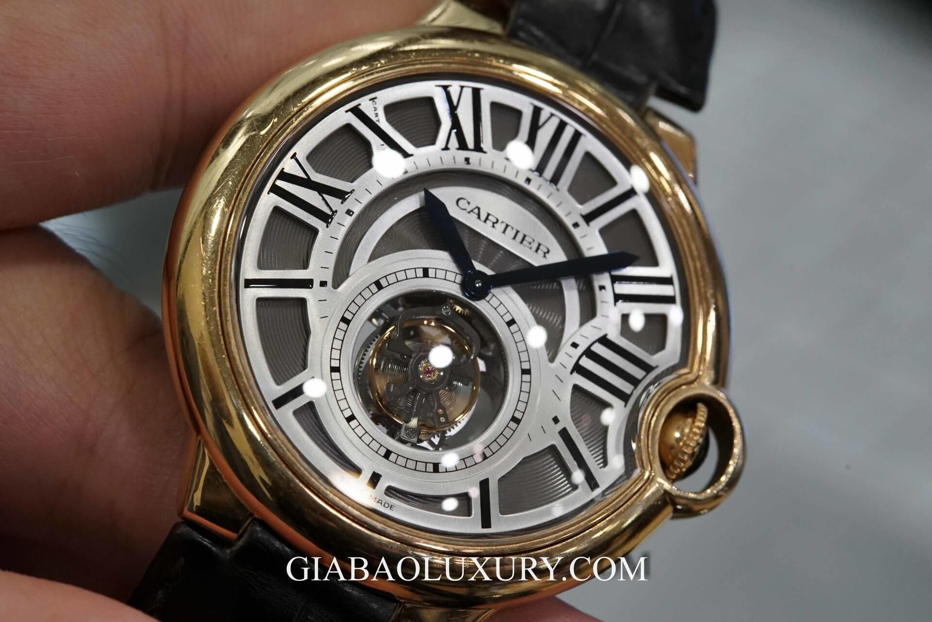 Đồng Hồ Cartier 3088 Ballon Bleu Flying Tourbillon