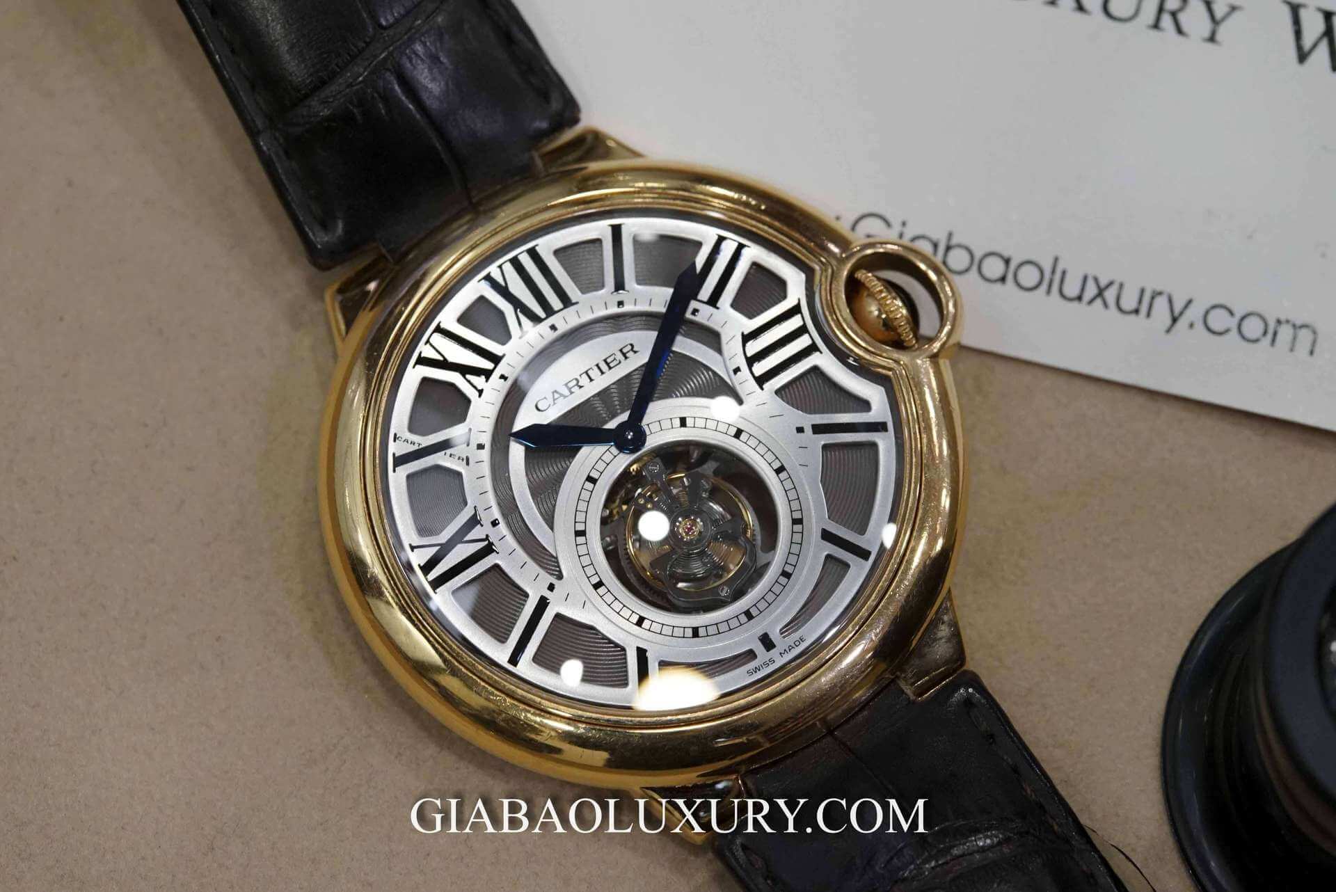 Đồng Hồ Cartier 3088 Ballon Bleu Flying Tourbillon