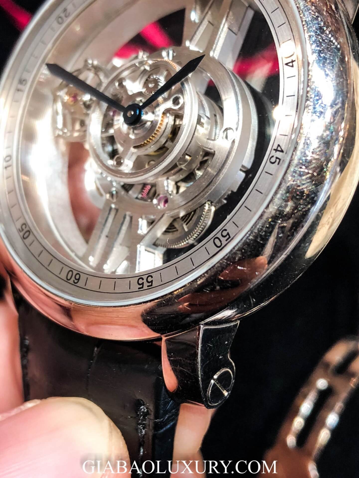 Đồng Hồ Cartier Rotonde Astrotourbillon Skeleton