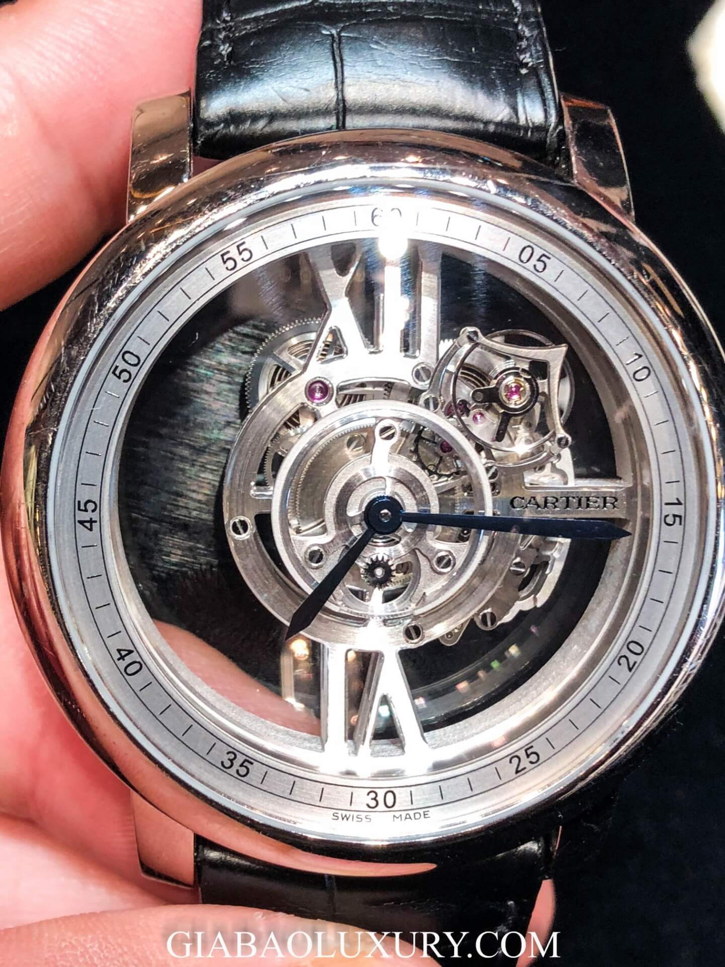 Đồng Hồ Cartier Rotonde Astrotourbillon Skeleton